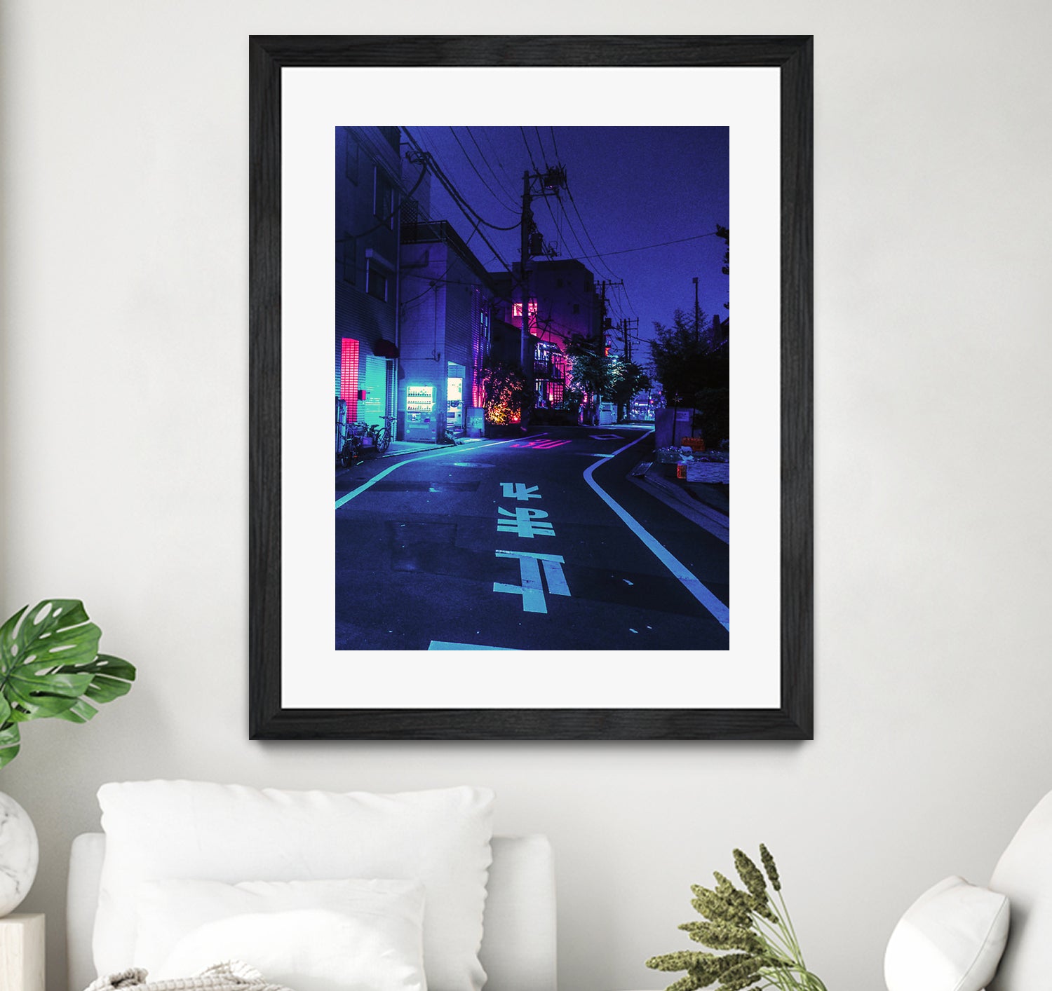 Cyberpunk Photographic Street City by Dimas Art on GIANT ART - blue photo illustration