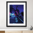 Cyberpunk Photographic Street City by Dimas Art on GIANT ART - blue photo illustration