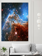 Monkey Head Nebula by Ed Trickett on GIANT ART - blue photo manipulation