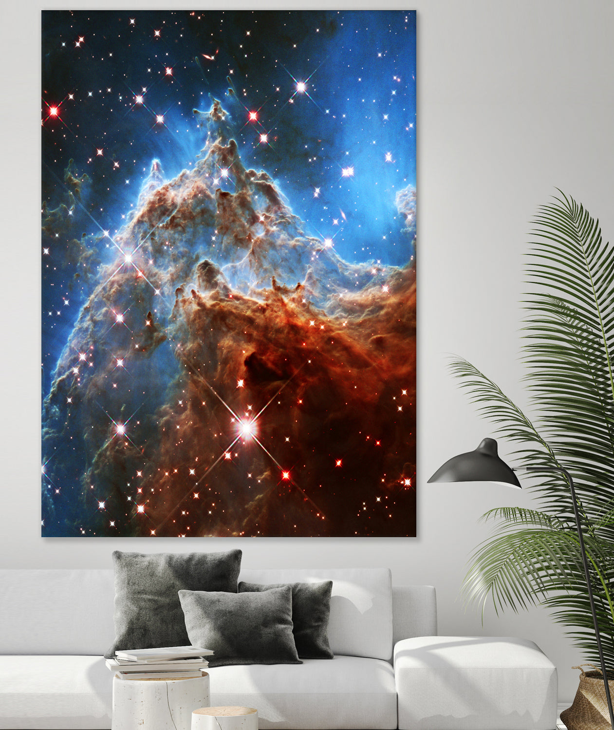 Monkey Head Nebula by Ed Trickett on GIANT ART - blue photo manipulation