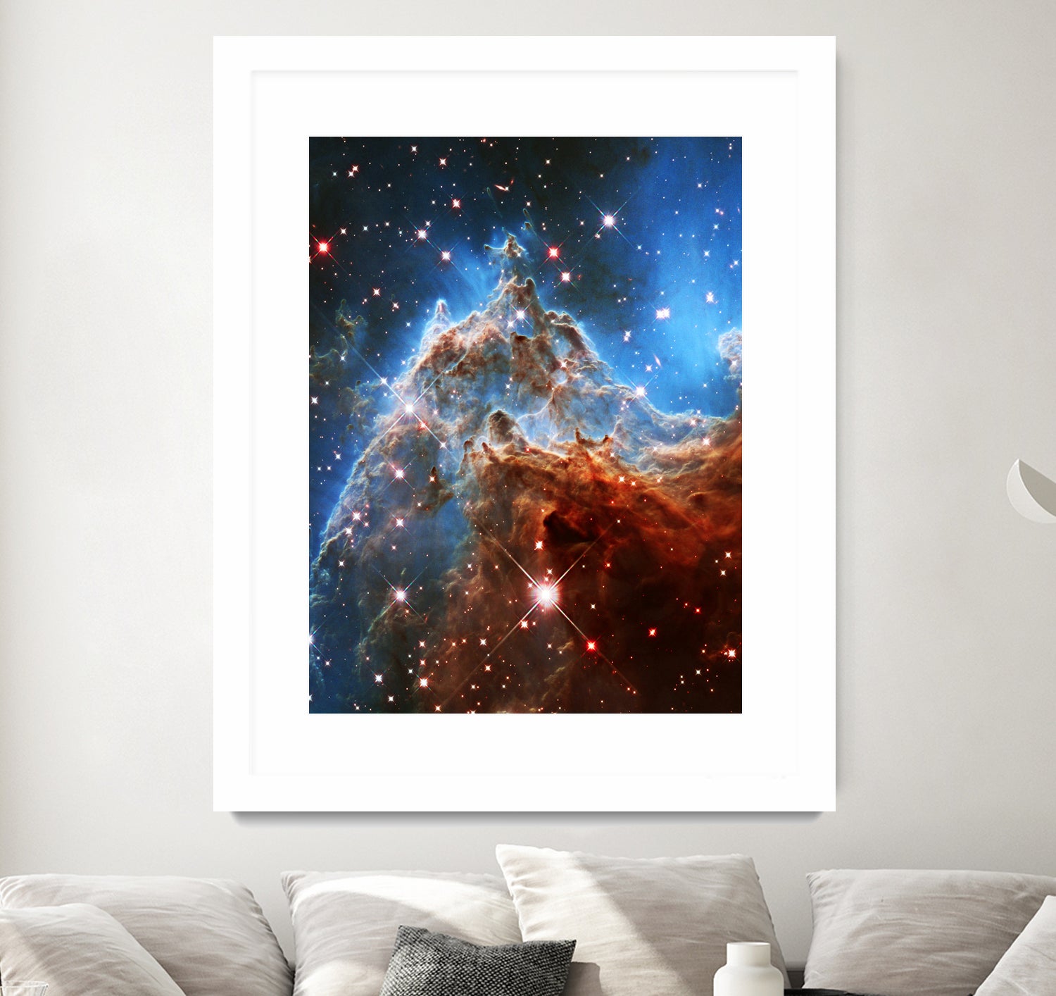 Monkey Head Nebula by Ed Trickett on GIANT ART - blue photo manipulation