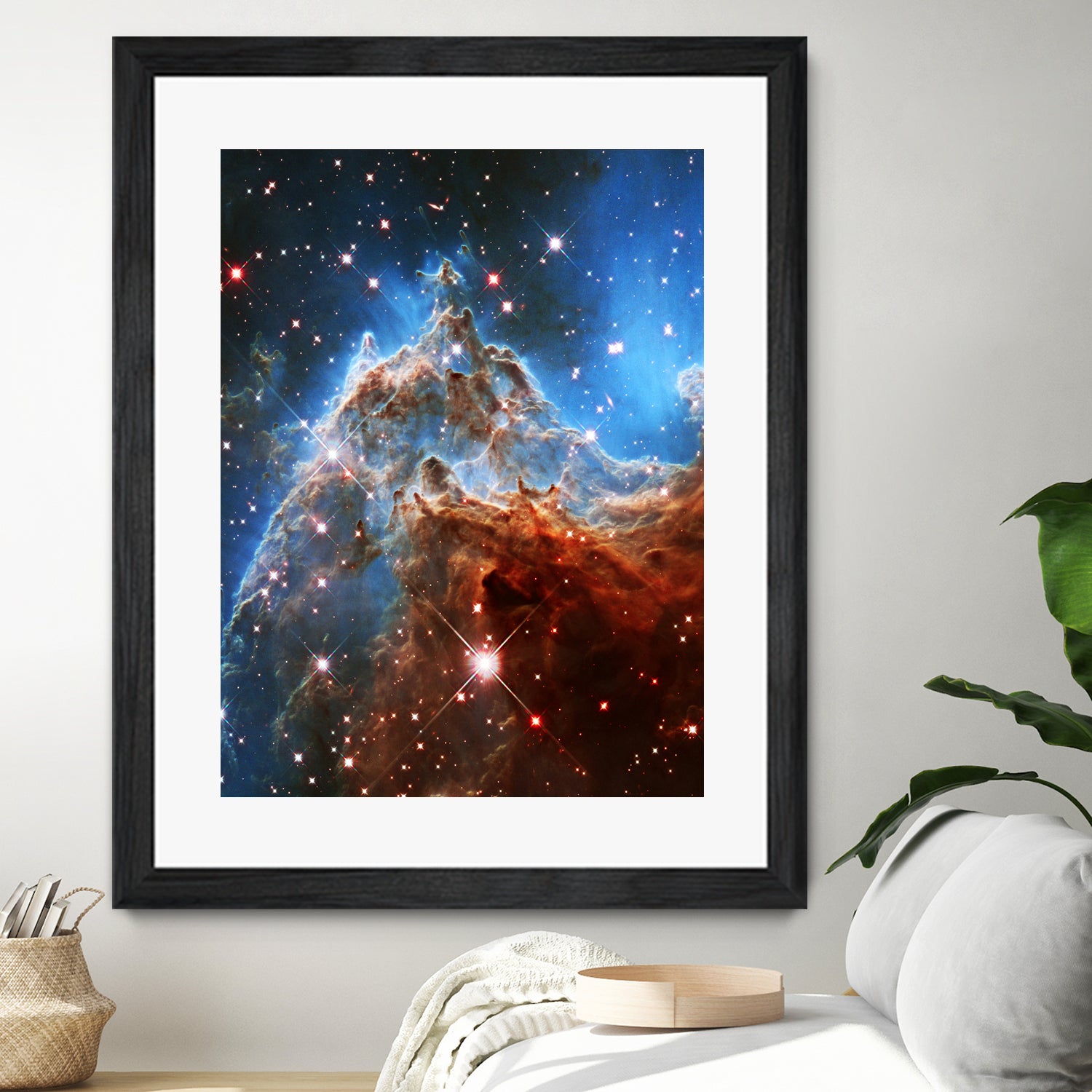 Monkey Head Nebula by Ed Trickett on GIANT ART - blue photo manipulation