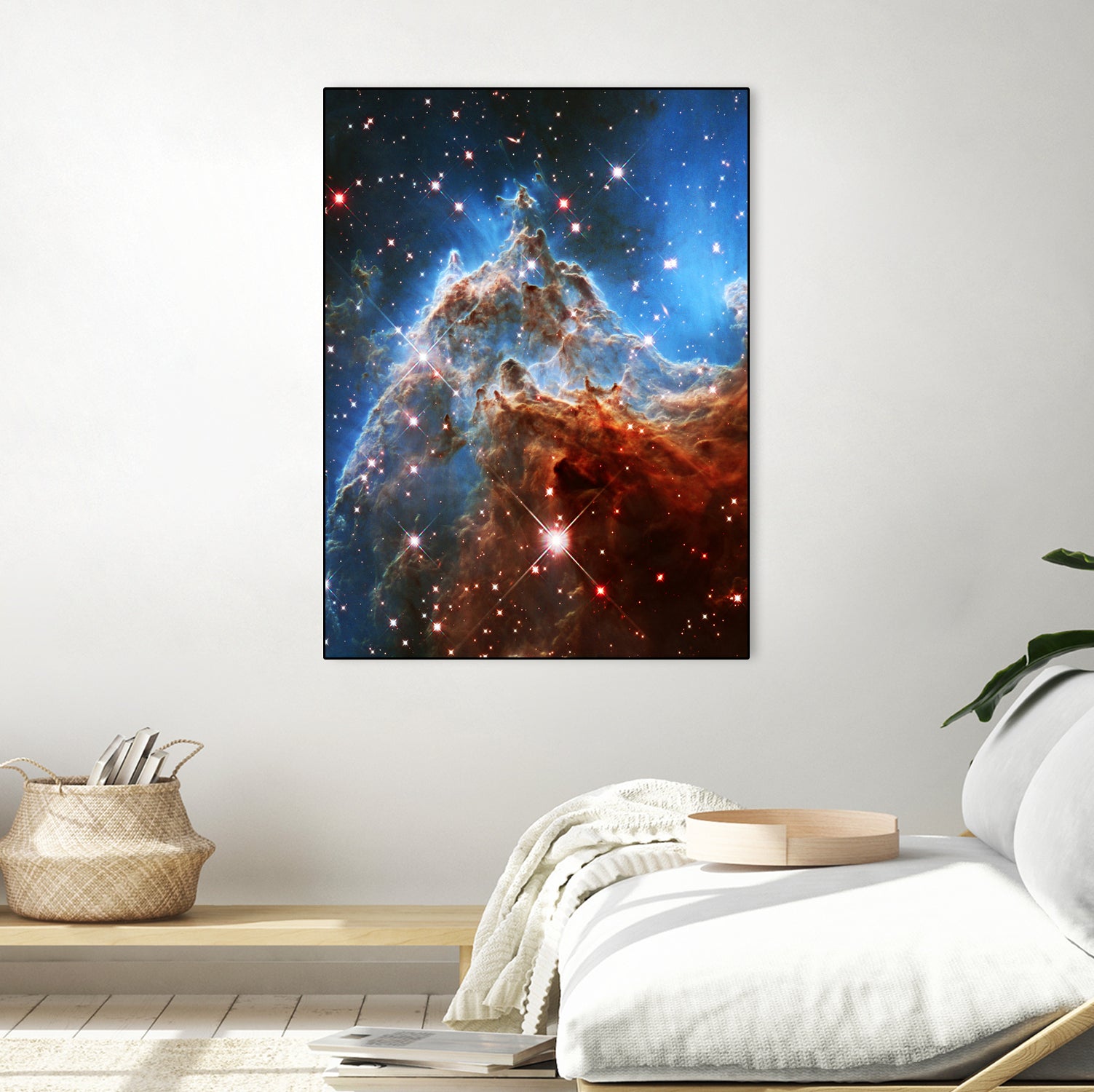 Monkey Head Nebula by Ed Trickett on GIANT ART - blue photo manipulation