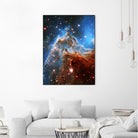 Monkey Head Nebula by Ed Trickett on GIANT ART - blue photo manipulation