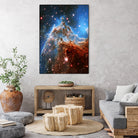 Monkey Head Nebula by Ed Trickett on GIANT ART - blue photo manipulation