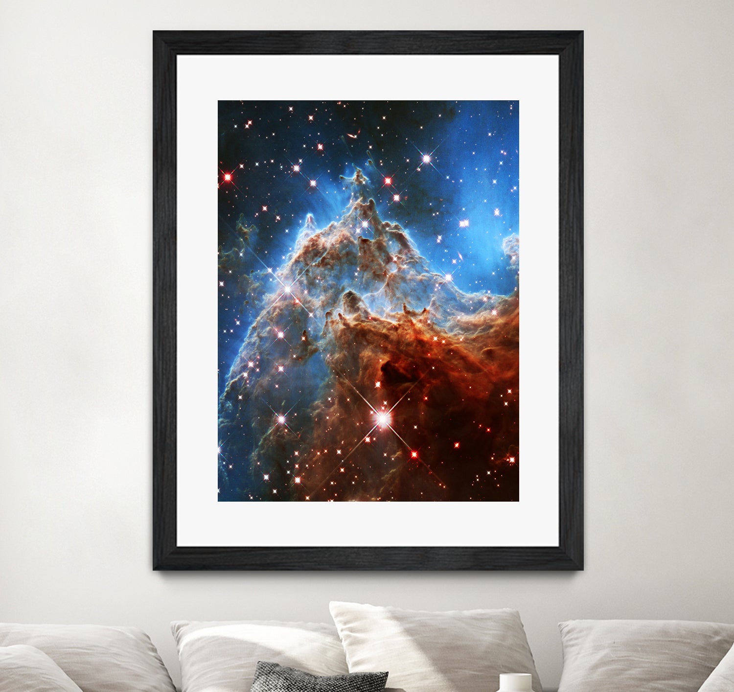 Monkey Head Nebula by Ed Trickett on GIANT ART - blue photo manipulation