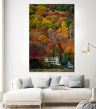 Highland House by Chris Lord on GIANT ART - orange digital painting