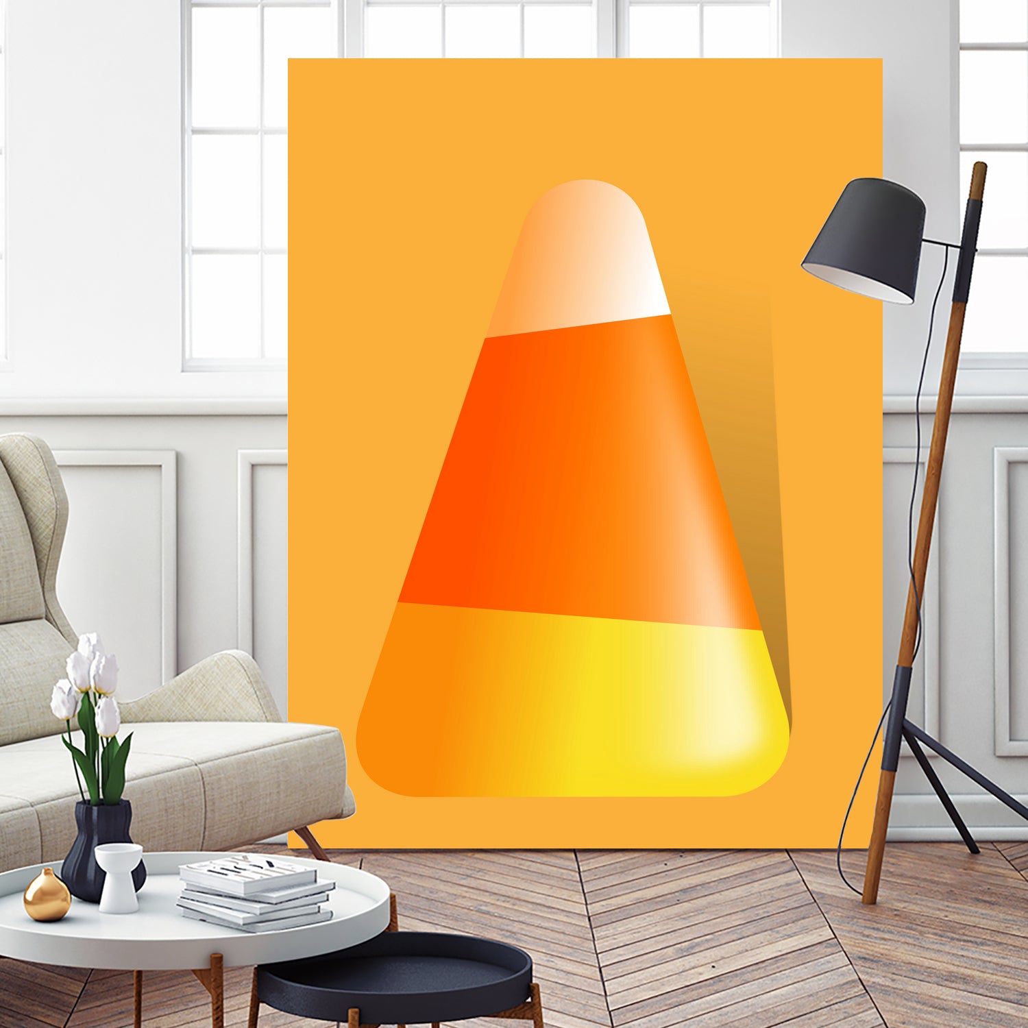 CandyCorn by Jerome Holder on GIANT ART - yellow digital painting