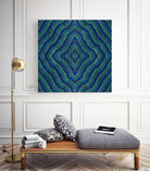 Recycled Materials 1 by Victor Fitzsimons on GIANT ART - blue digital drawing