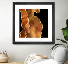 Orange Gold Agate Texture 03 by Isabel Muñoz on GIANT ART - orange digital painting