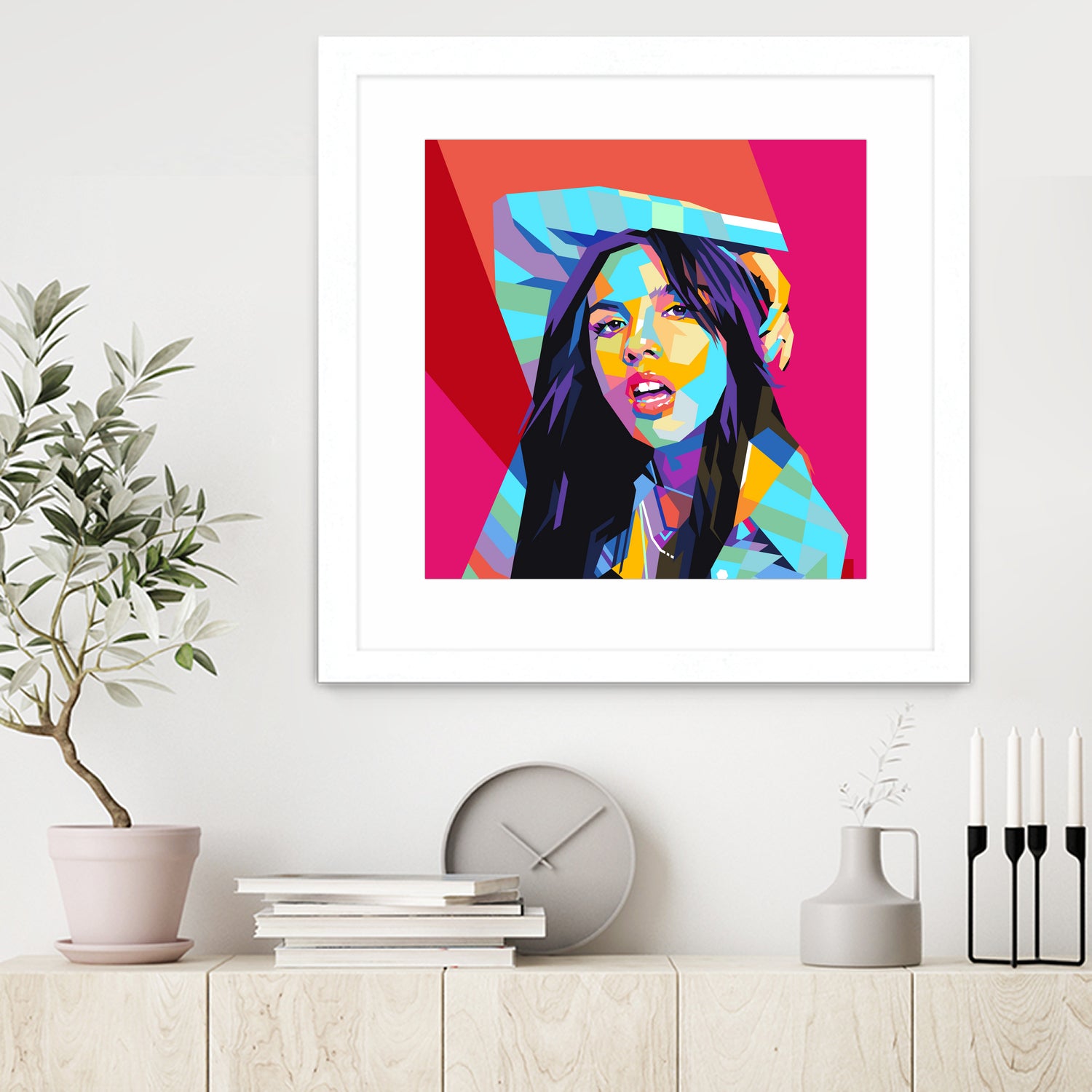 Olivia Rodrigo Pop Art WPAP by Laksana Ardie on GIANT ART - yellow digital drawing