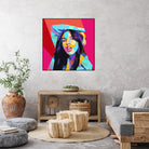 Olivia Rodrigo Pop Art WPAP by Laksana Ardie on GIANT ART - yellow digital drawing