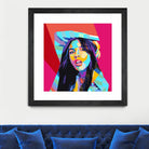 Olivia Rodrigo Pop Art WPAP by Laksana Ardie on GIANT ART - yellow digital drawing