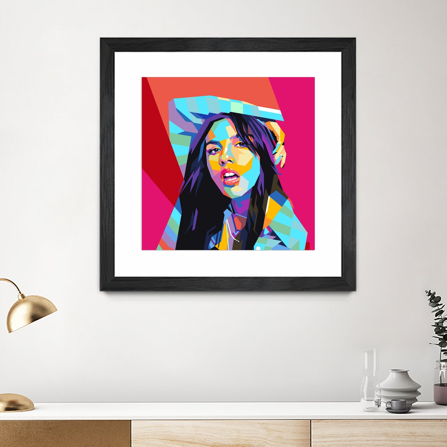 Olivia Rodrigo Pop Art WPAP by Laksana Ardie on GIANT ART - yellow digital drawing