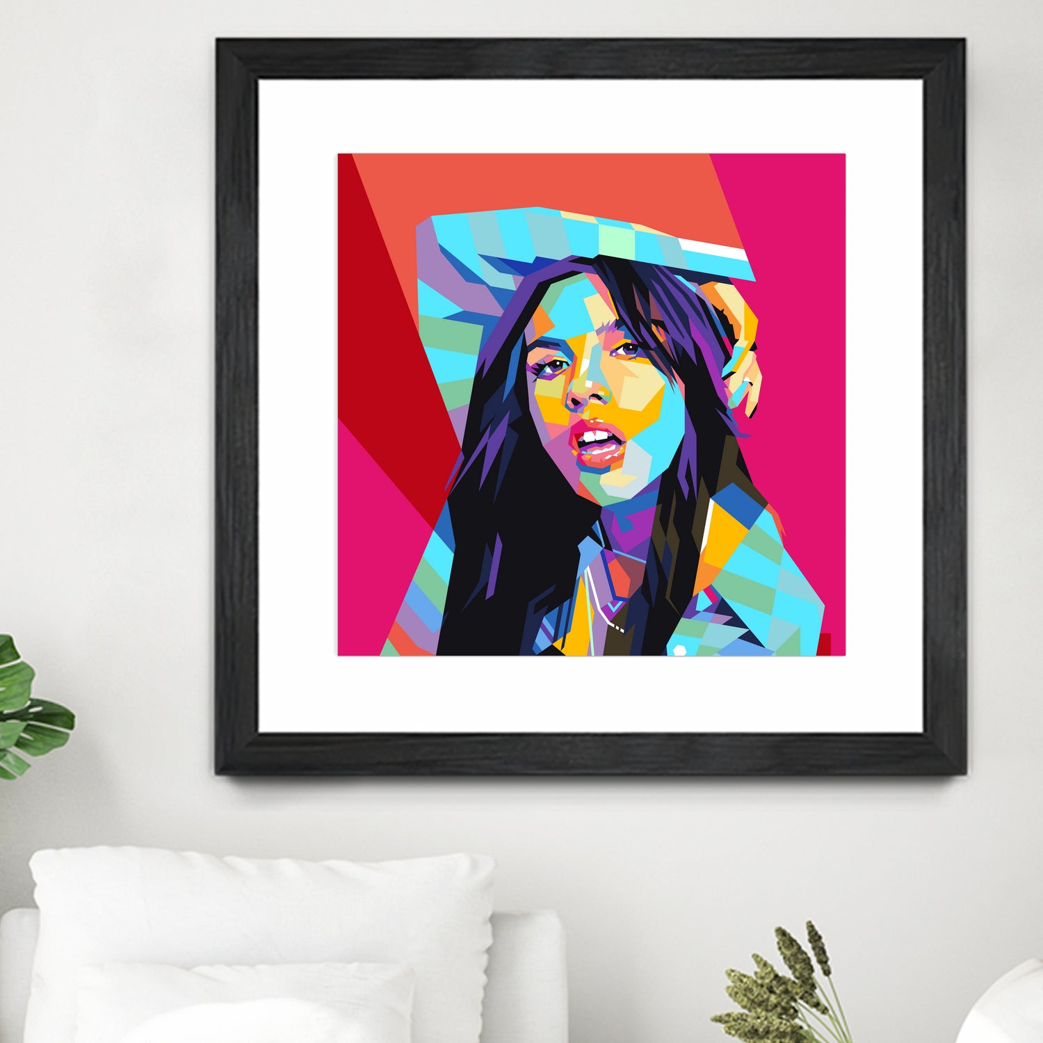 Olivia Rodrigo Pop Art WPAP by Laksana Ardie on GIANT ART - yellow digital drawing