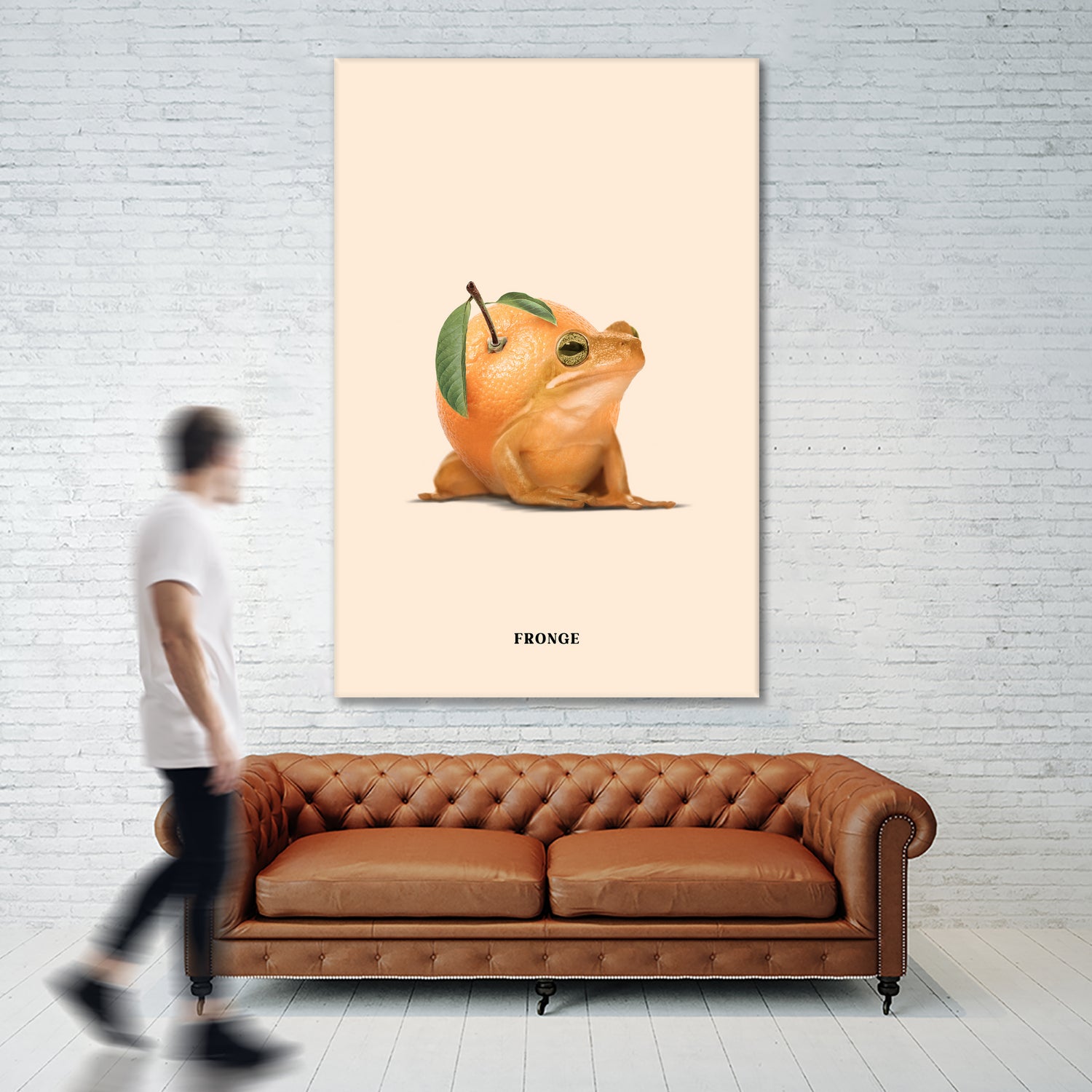 Fronge by Jonas Loose on GIANT ART - yellow photo manipulation