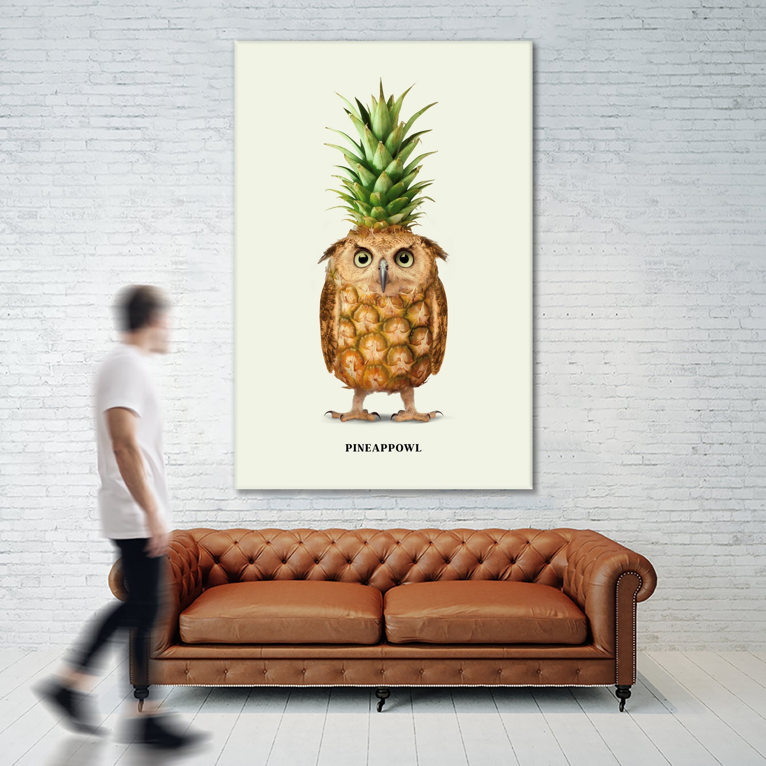 Pineappowl by Jonas Loose on GIANT ART - orange photo manipulation