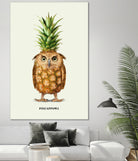 Pineappowl by Jonas Loose on GIANT ART - orange photo manipulation