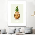 Pineappowl by Jonas Loose on GIANT ART - orange photo manipulation