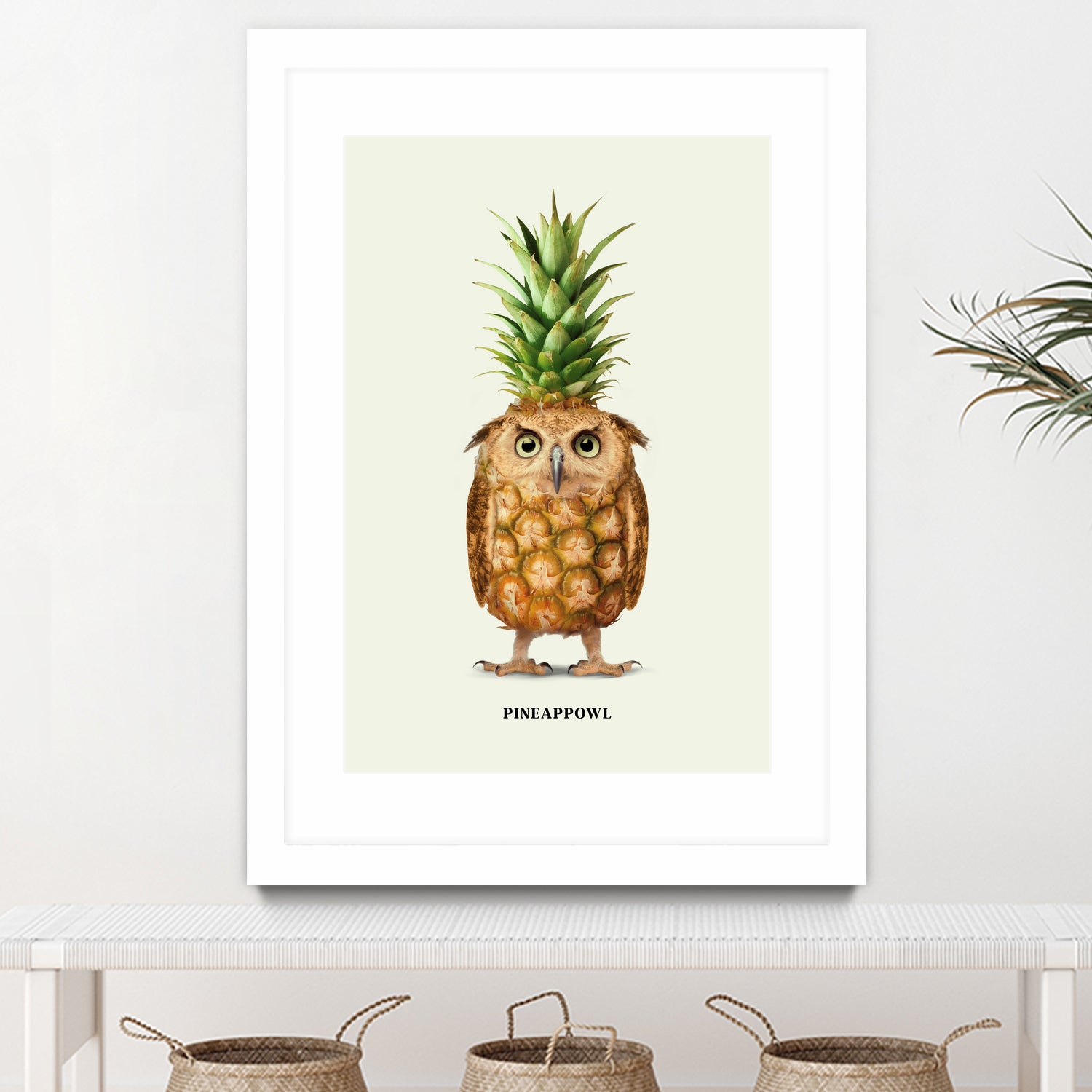 Pineappowl by Jonas Loose on GIANT ART - orange photo manipulation