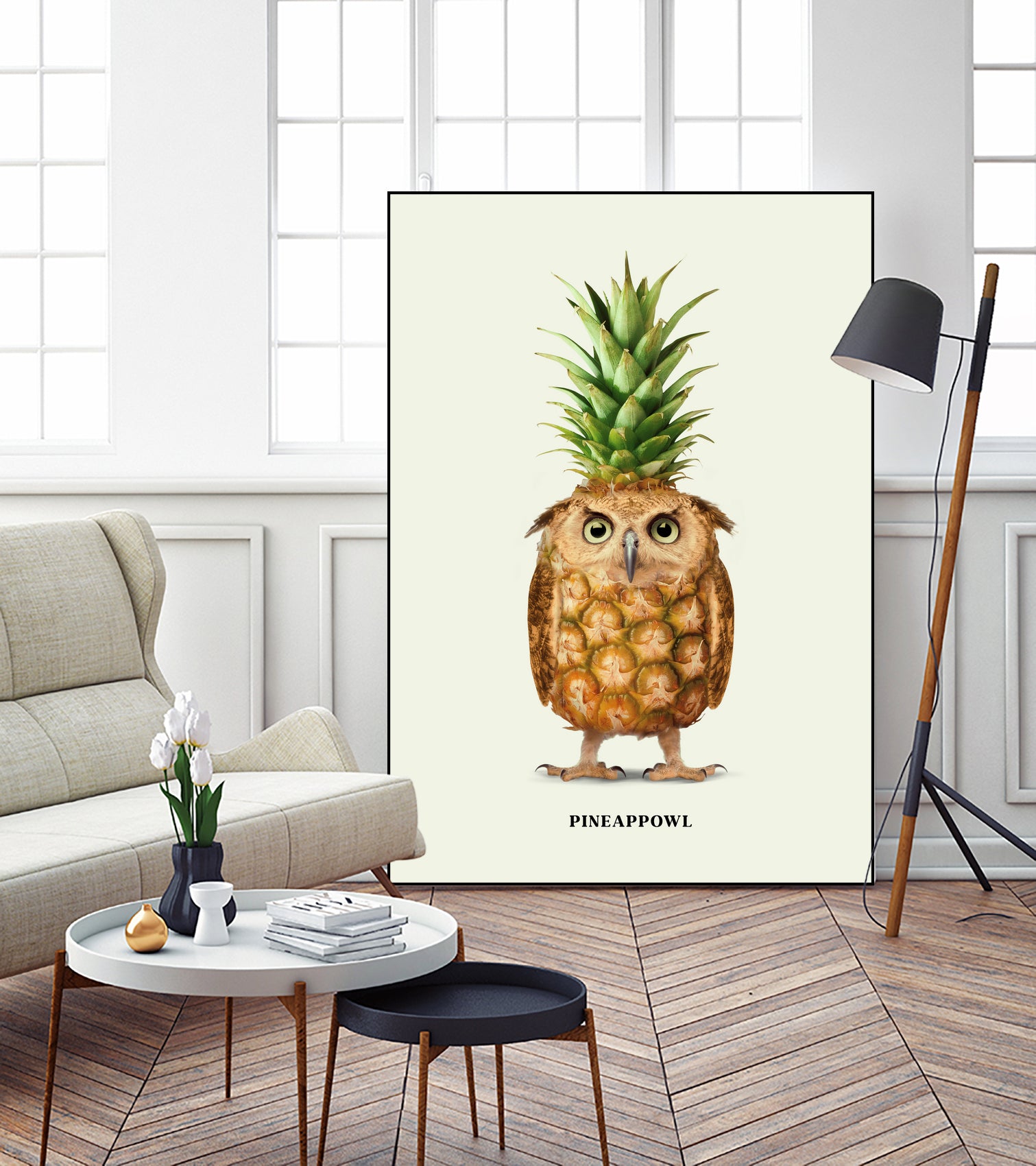 Pineappowl by Jonas Loose on GIANT ART - orange photo manipulation