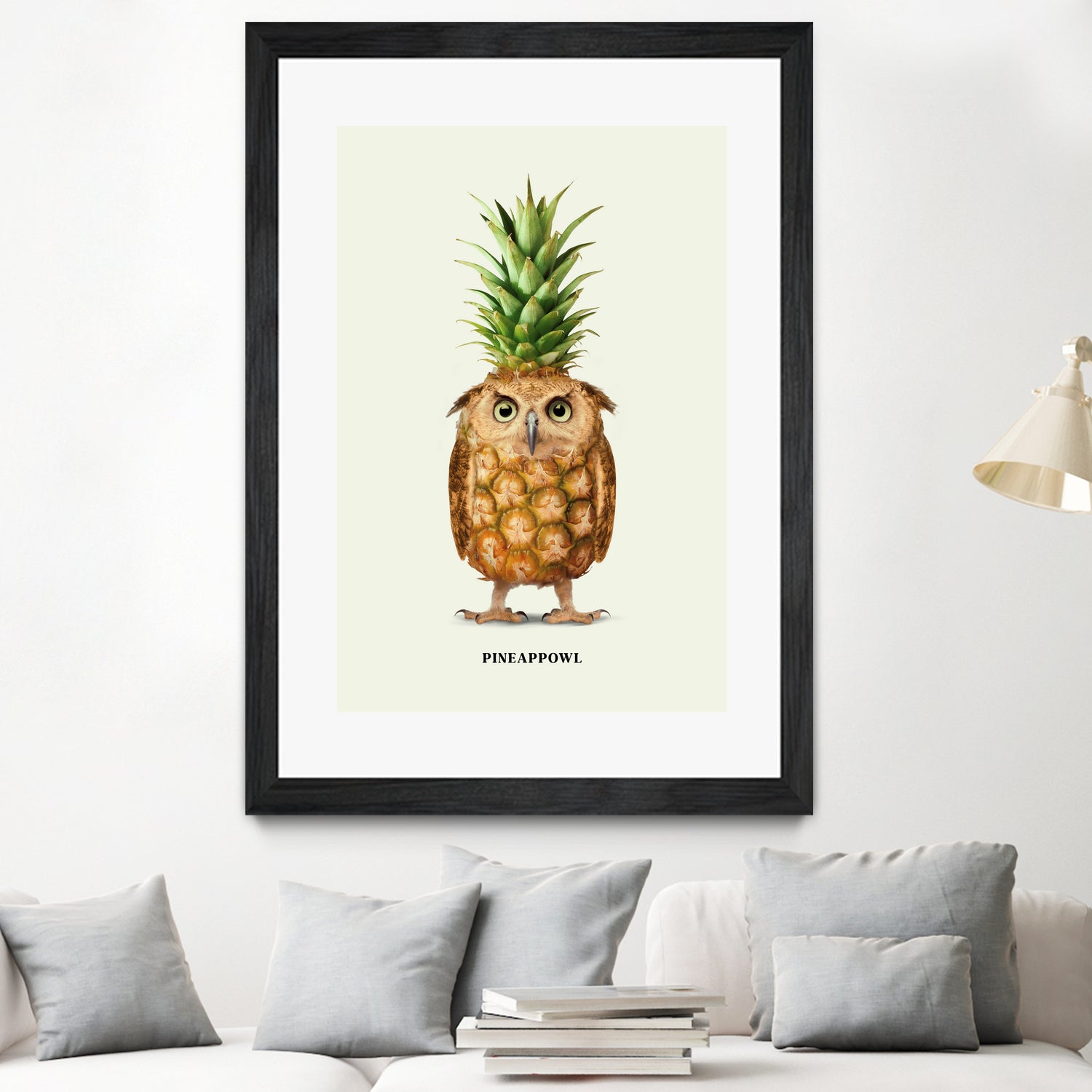 Pineappowl by Jonas Loose on GIANT ART - orange photo manipulation