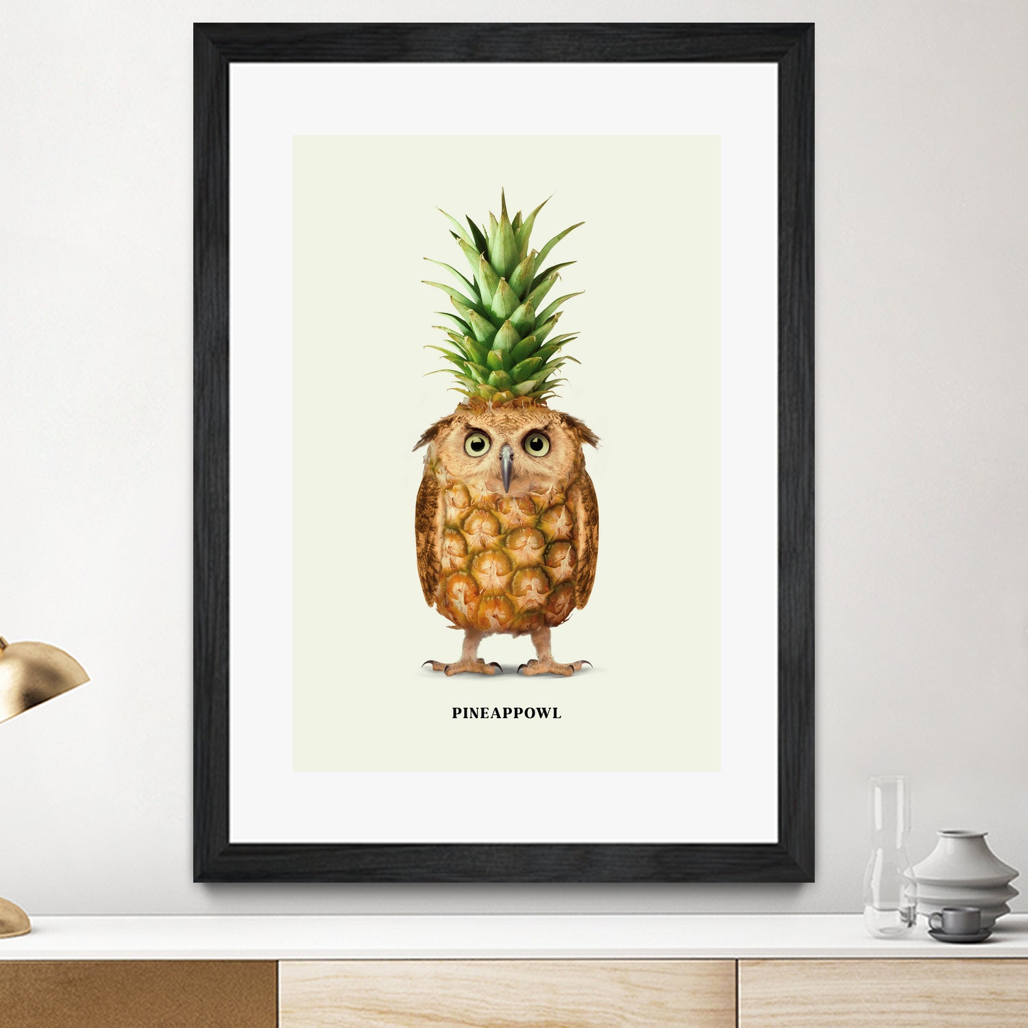 Pineappowl by Jonas Loose on GIANT ART - orange photo manipulation