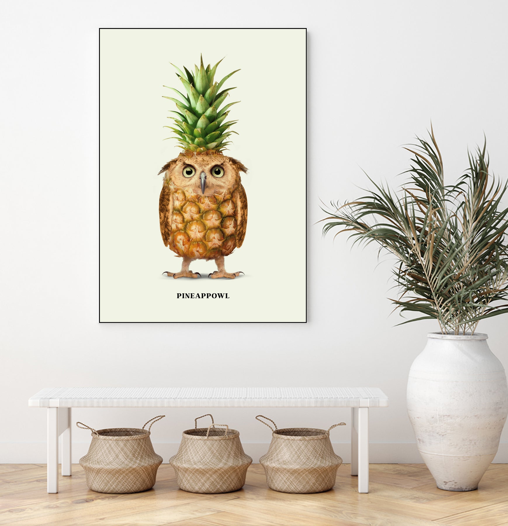 Pineappowl by Jonas Loose on GIANT ART - orange photo manipulation