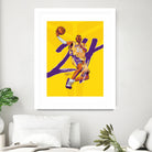 Kobe "Black Mamba" Bryant by Zildjian Magante on GIANT ART - yellow typography