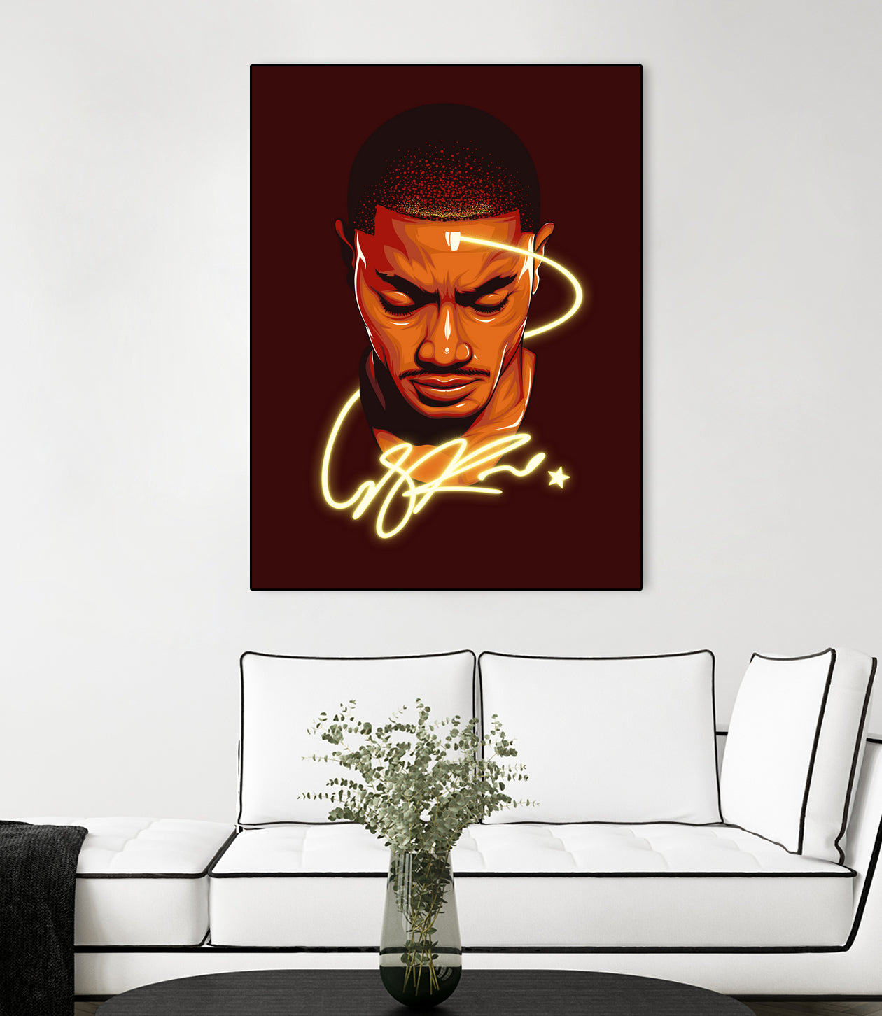 Derrick "Windy City Assassin" Rose by Zildjian Magante on GIANT ART - red digital drawing