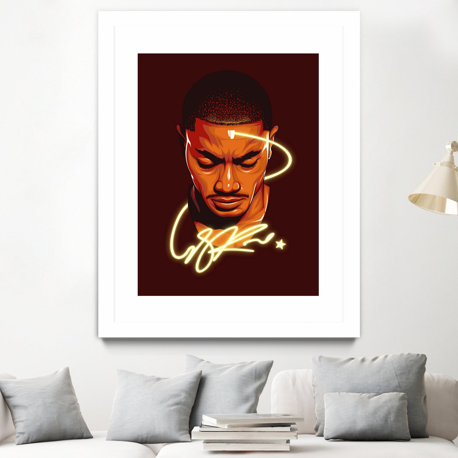 Derrick "Windy City Assassin" Rose by Zildjian Magante on GIANT ART - red digital drawing