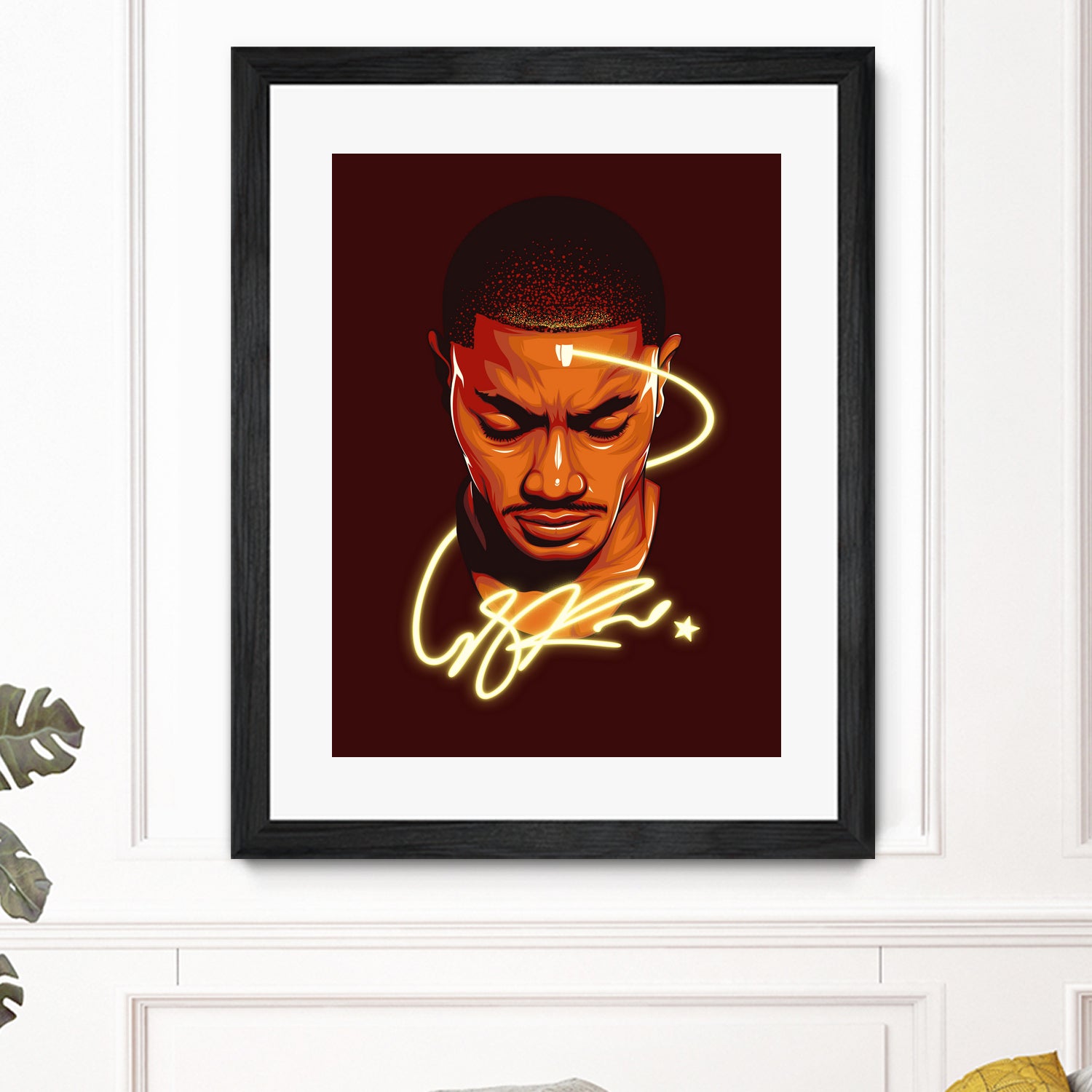 Derrick "Windy City Assassin" Rose by Zildjian Magante on GIANT ART - red digital drawing