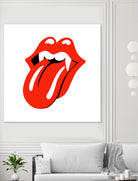 Rolling Stones vampire edition by Bekir Ceylan on GIANT ART - red digital painting