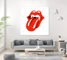 Rolling Stones vampire edition by Bekir Ceylan on GIANT ART - red digital painting