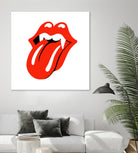 Rolling Stones vampire edition by Bekir Ceylan on GIANT ART - red digital painting