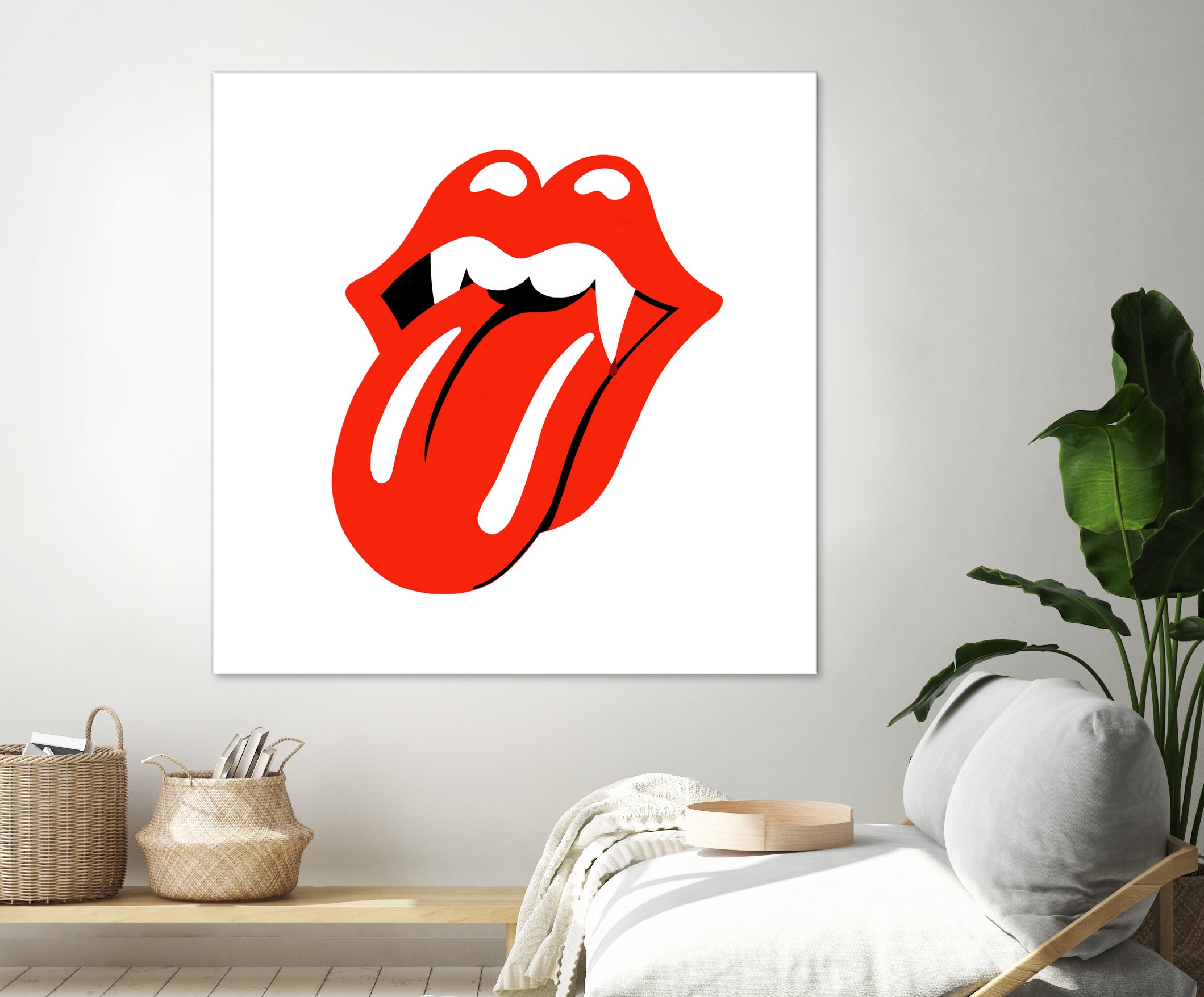 Rolling Stones vampire edition by Bekir Ceylan on GIANT ART - red digital painting