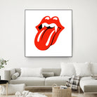 Rolling Stones vampire edition by Bekir Ceylan on GIANT ART - red digital painting