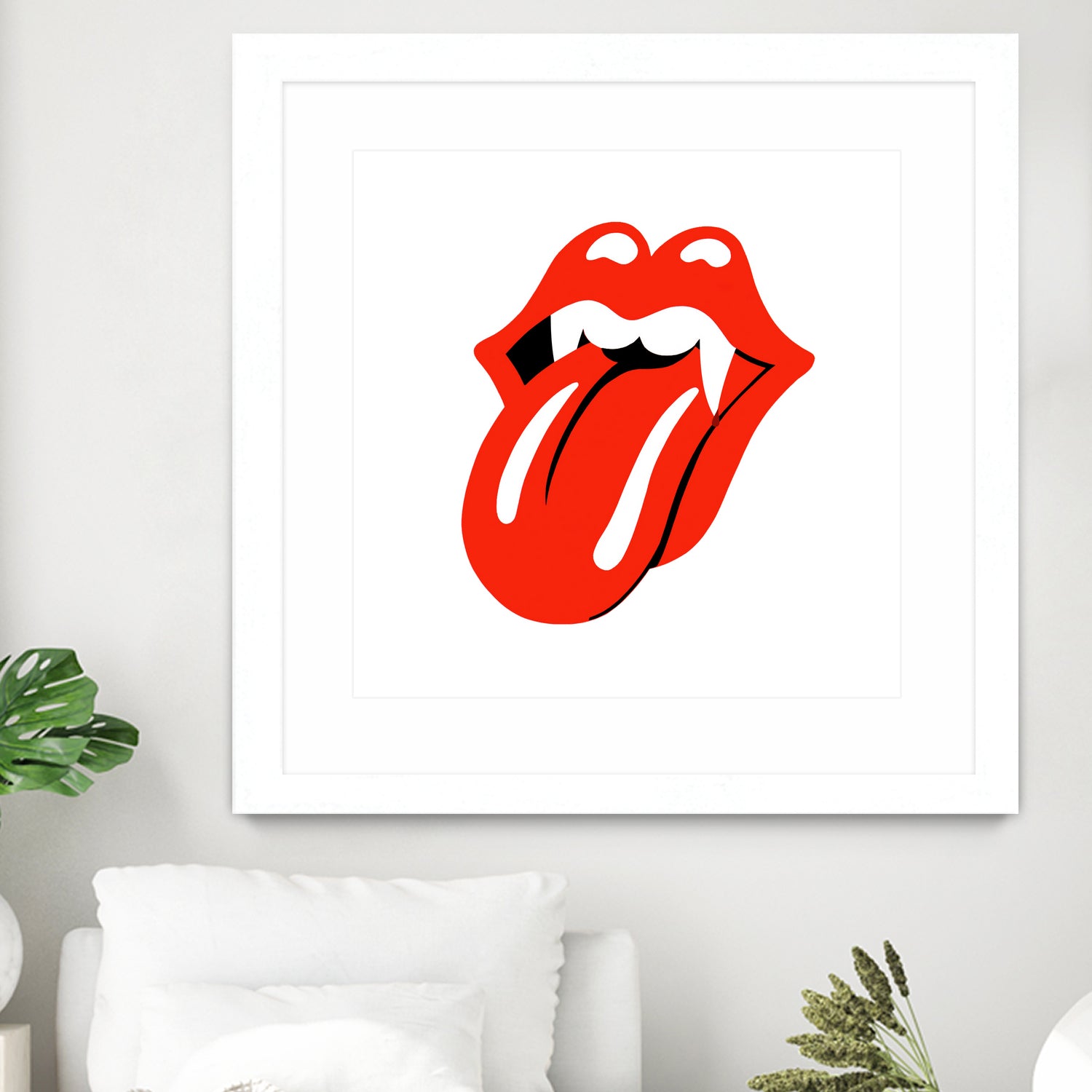 Rolling Stones vampire edition by Bekir Ceylan on GIANT ART - red digital painting