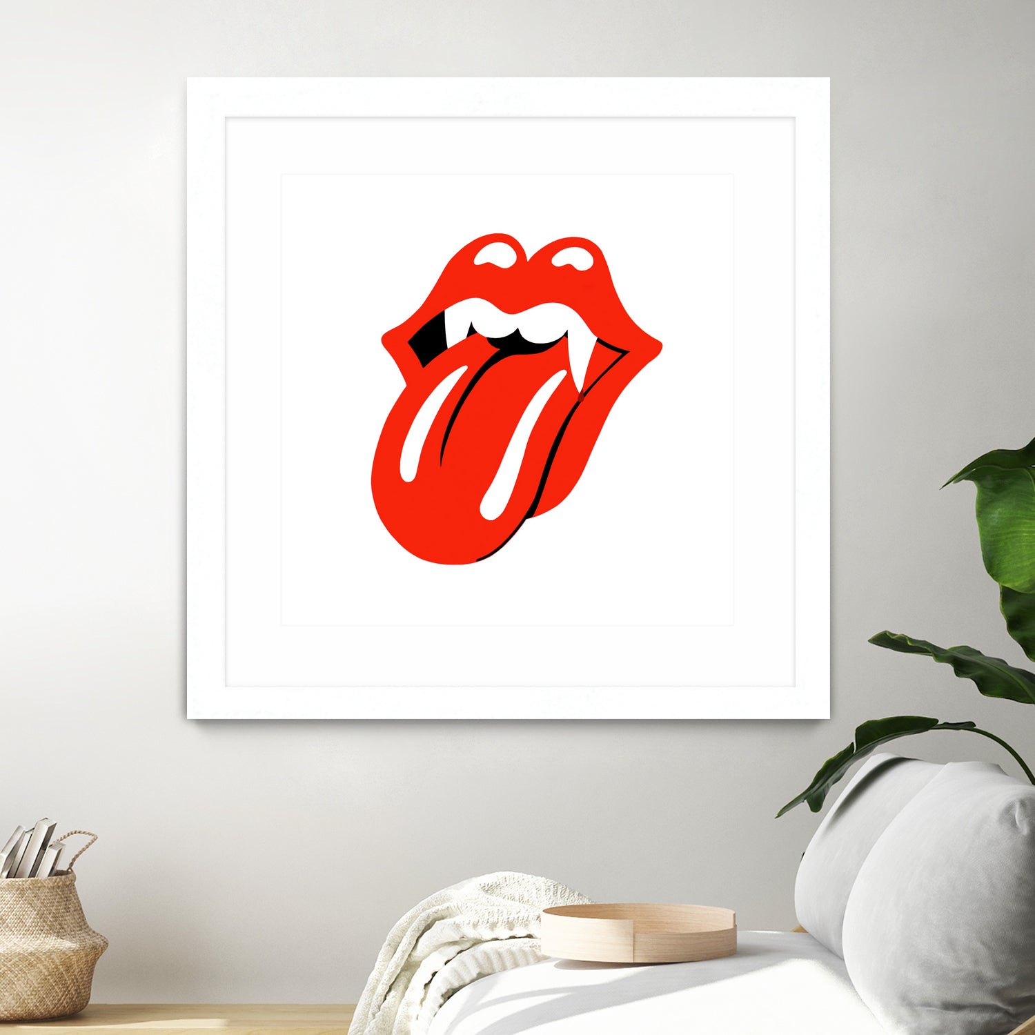 Rolling Stones vampire edition by Bekir Ceylan on GIANT ART - red digital painting