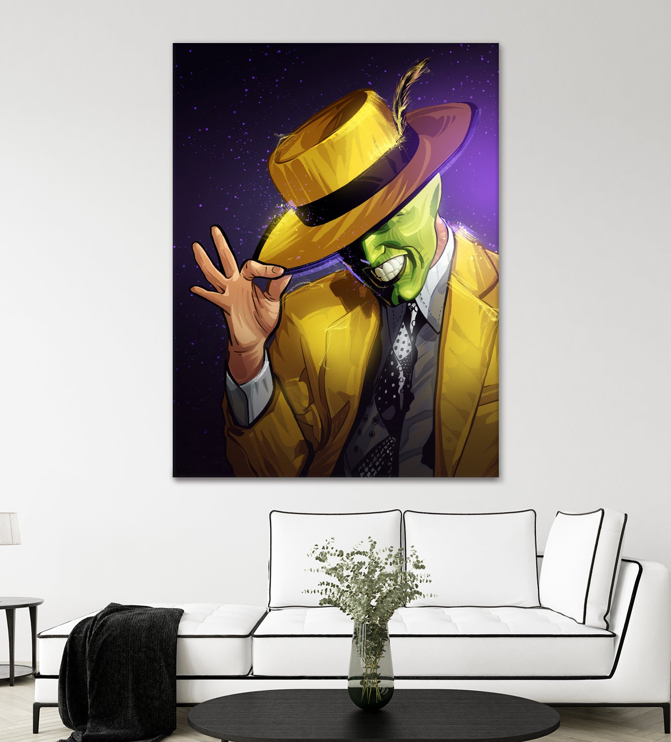 The Mask by Nikita Abakumov on GIANT ART - yellow digital painting