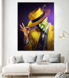 The Mask by Nikita Abakumov on GIANT ART - yellow digital painting