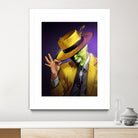 The Mask by Nikita Abakumov on GIANT ART - yellow digital painting