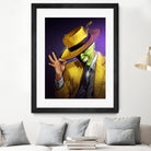 The Mask by Nikita Abakumov on GIANT ART - yellow digital painting