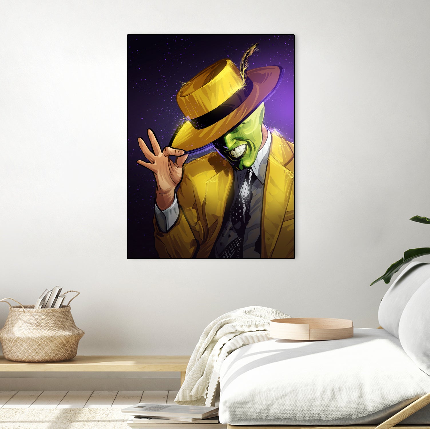 The Mask by Nikita Abakumov on GIANT ART - yellow digital painting