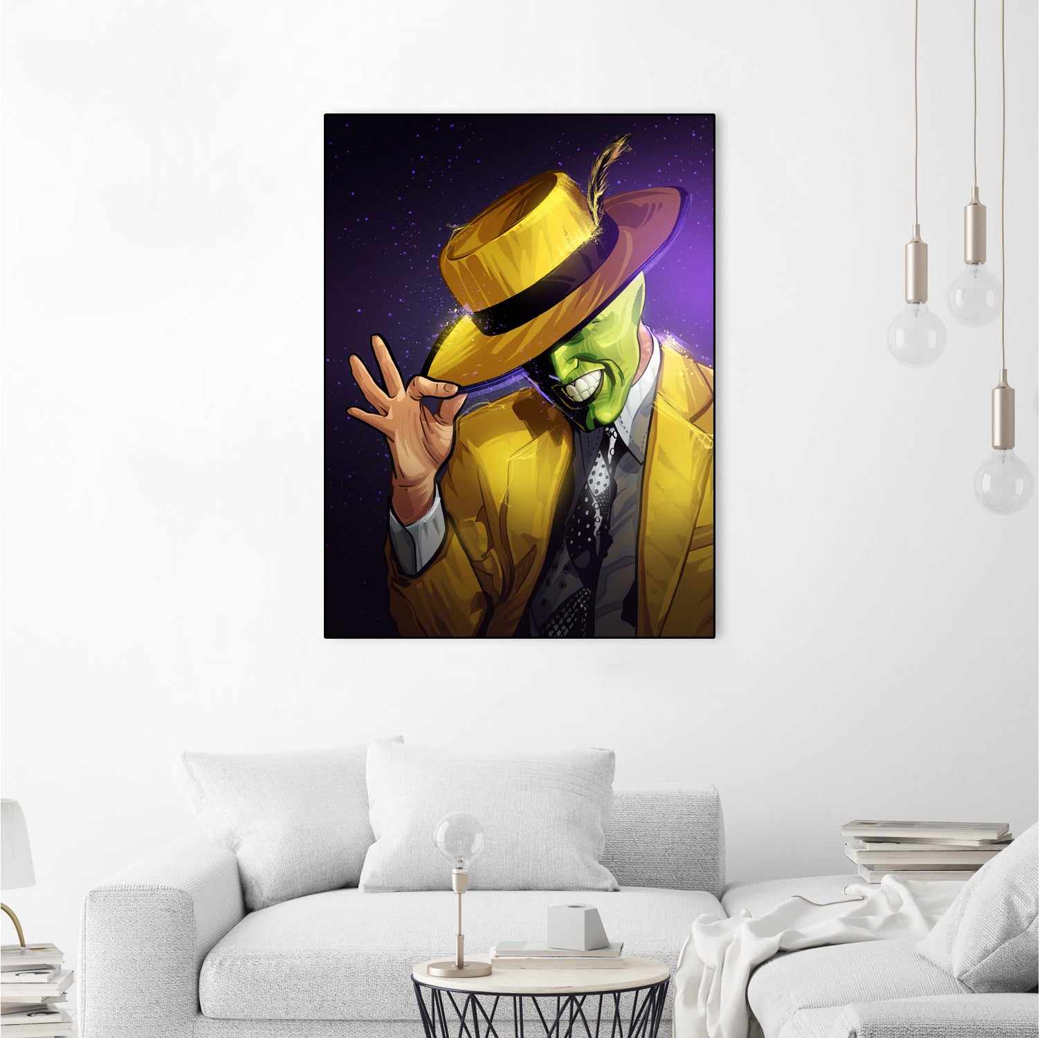 The Mask by Nikita Abakumov on GIANT ART - yellow digital painting