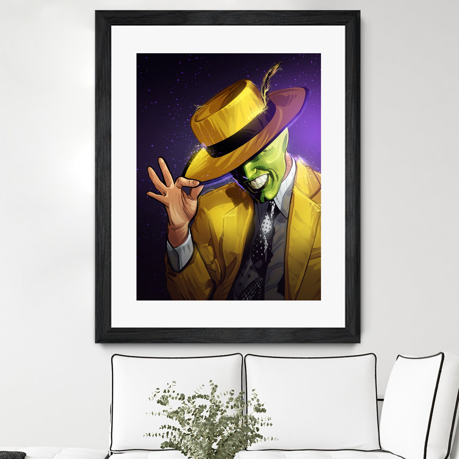 The Mask by Nikita Abakumov on GIANT ART - yellow digital painting