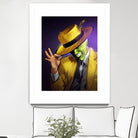 The Mask by Nikita Abakumov on GIANT ART - yellow digital painting