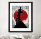 Samurai Girl by Nikita Abakumov on GIANT ART - red digital painting