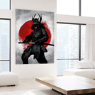 Samurai by Nikita Abakumov on GIANT ART - red digital painting