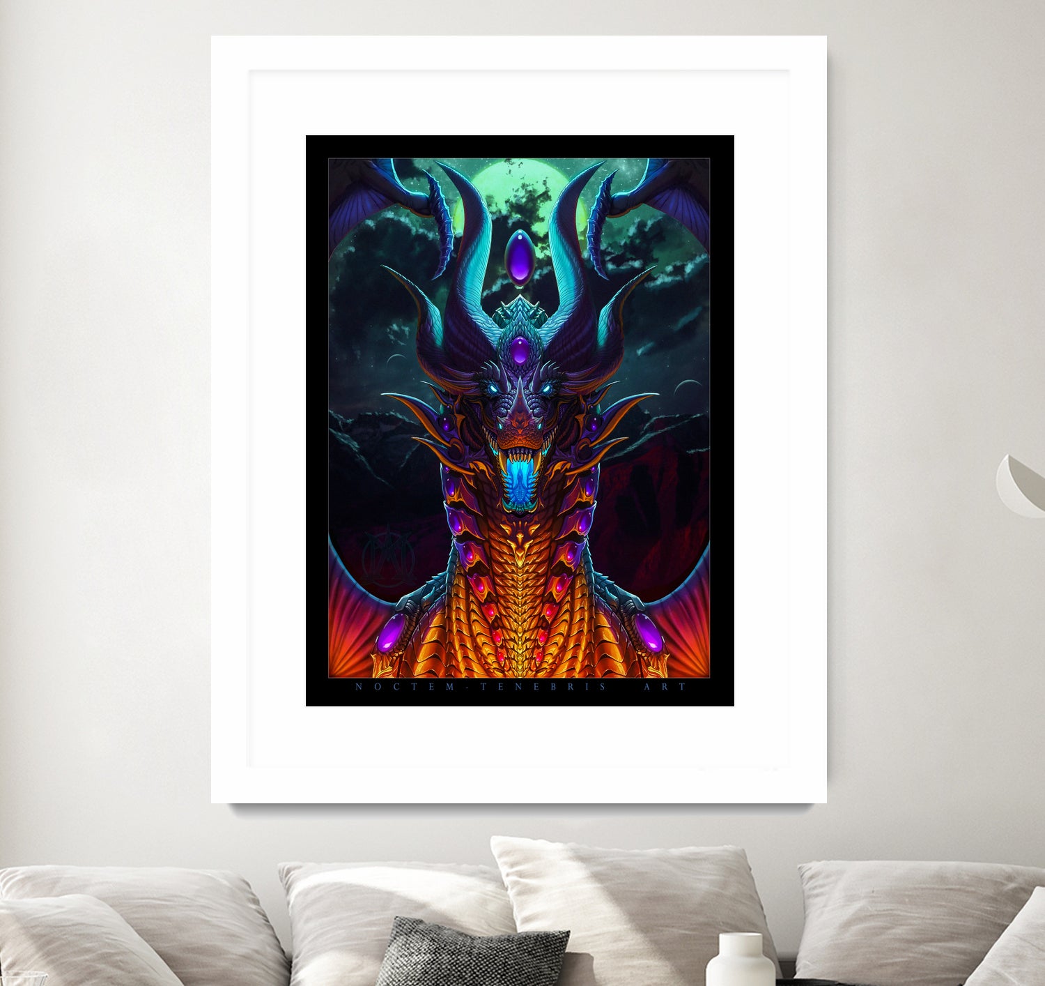 Night of the Rukutarennact by Aubrey Mills on GIANT ART - black digital painting